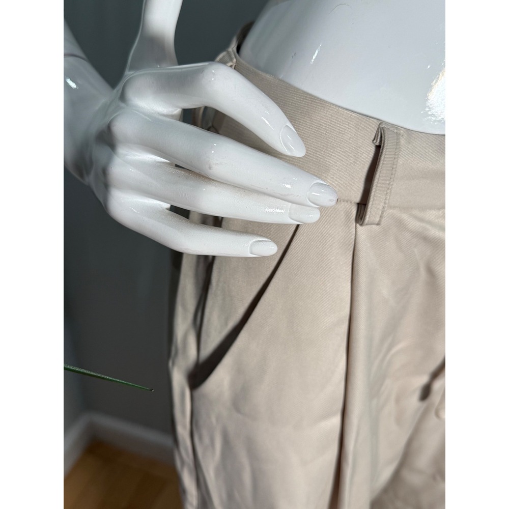 Micas Beige Two Piece Set‎ Crop Vest & Wide Leg Pants size L - Picture 10 of 12